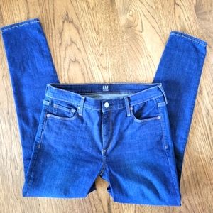Gap True Skinny jeans, dark wash. Size 10